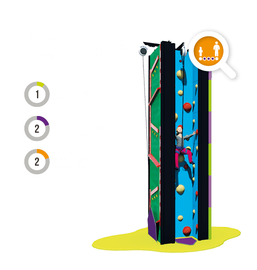 Entre-Prises Clip n Climb Modular Fun Wall Panel