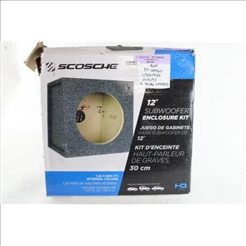 Scosche 12" Subwoofer Enclosure Kit | Property Room
