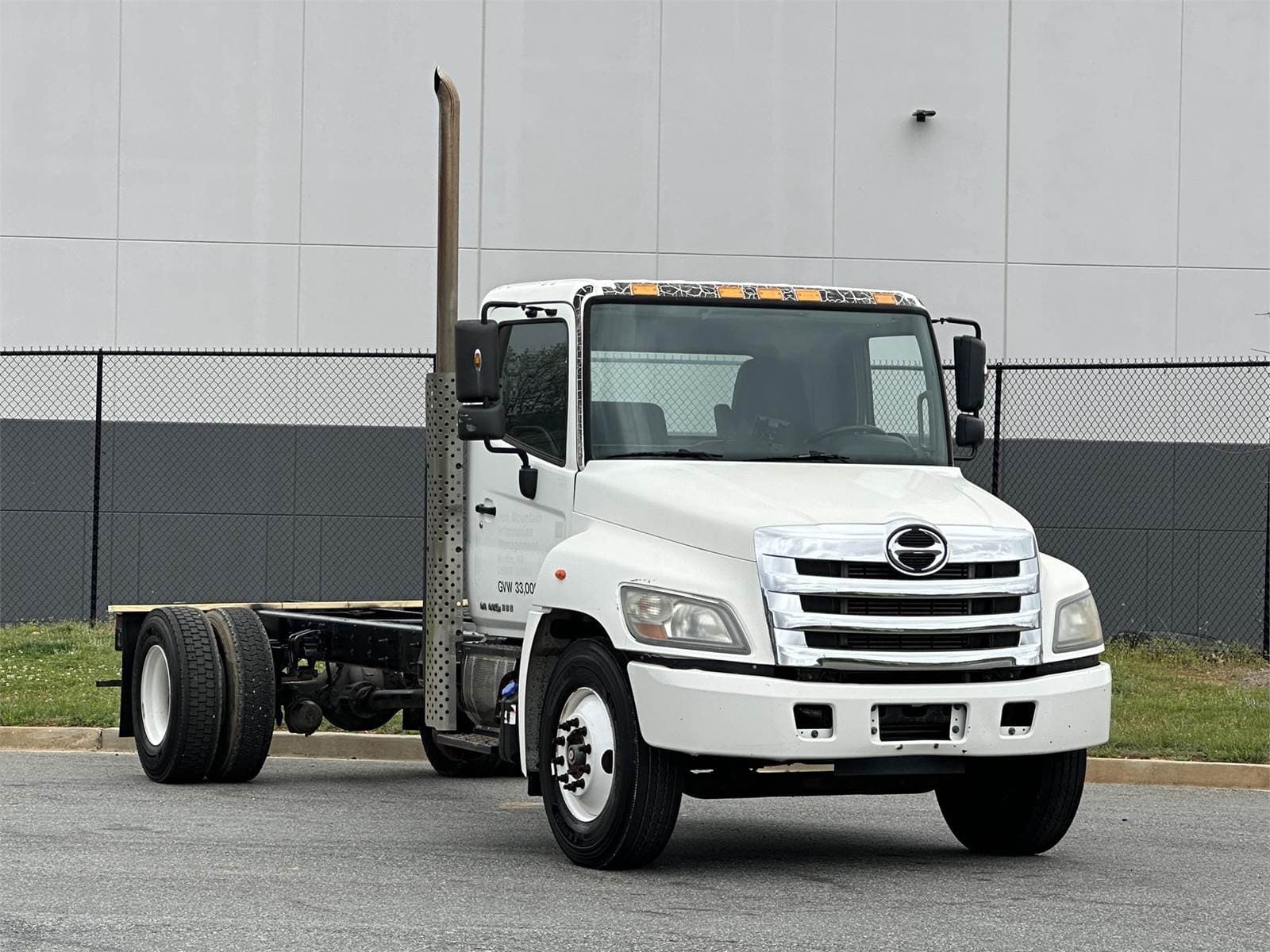 2012 Hino 338 Single Axle Cab & Chassis Truck - J08E-VB, 260HP, 6 Speed ...