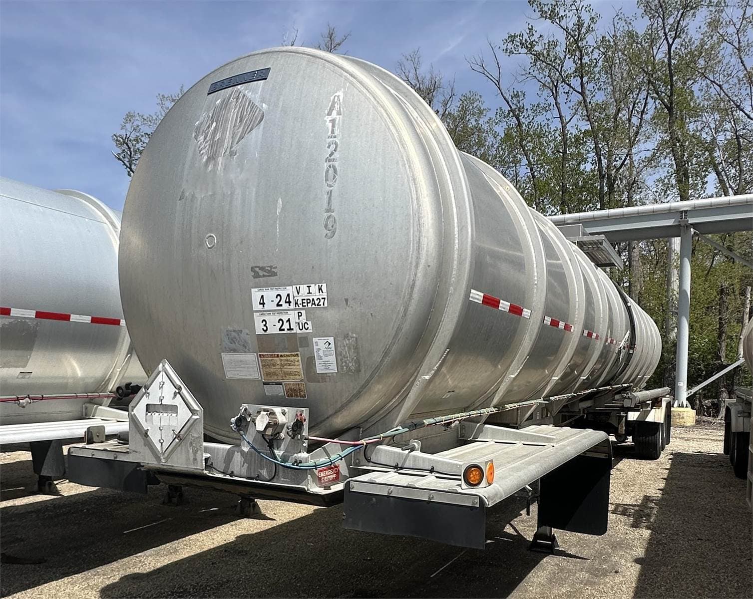2012 Brenner 9000 GALLON TANKER WITH PUMP / METHANOL & ETHANOL Chemical ...