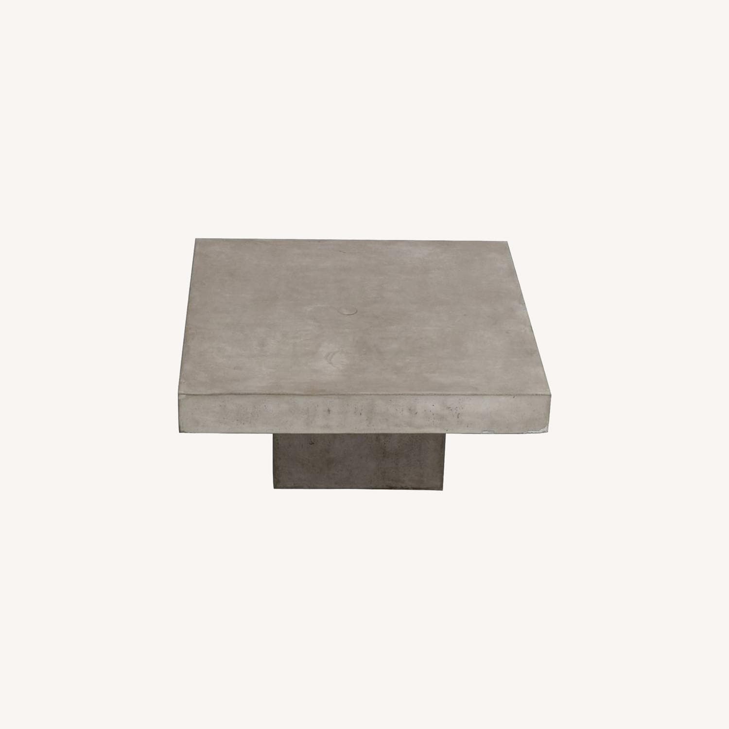 CB2 Square Concrete Coffee Table - AptDeco