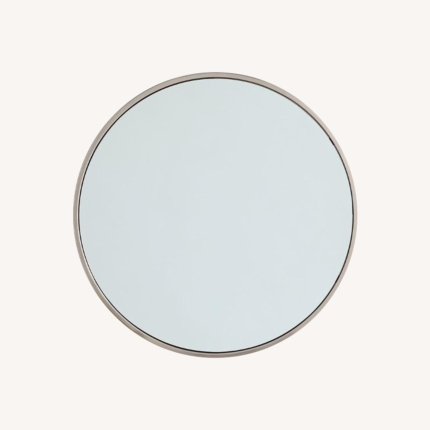 West Elm Metal Frame Round Mirror - AptDeco