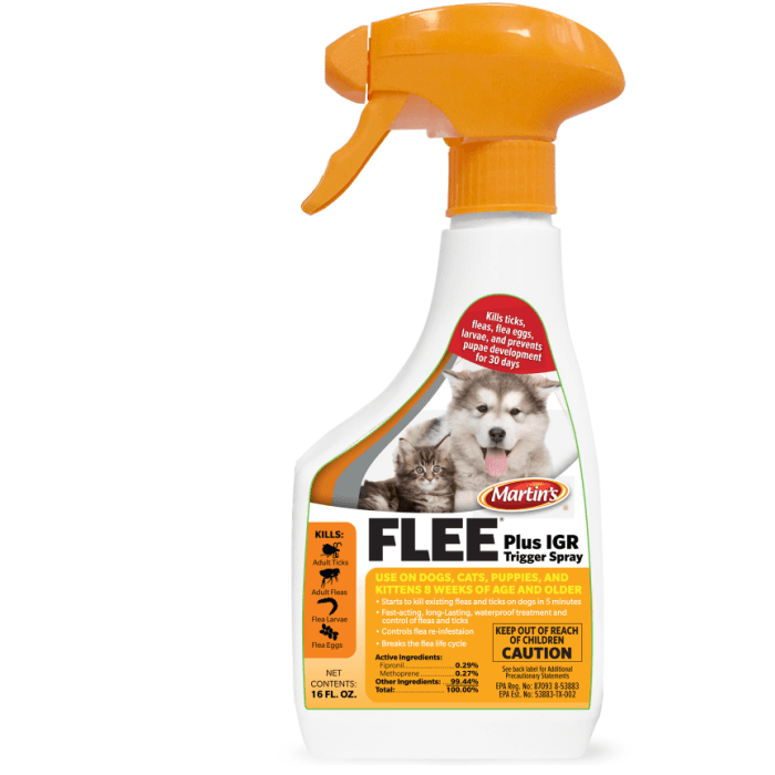 Martin's Flee Plus IGR Trigger Spray | Free Shipping