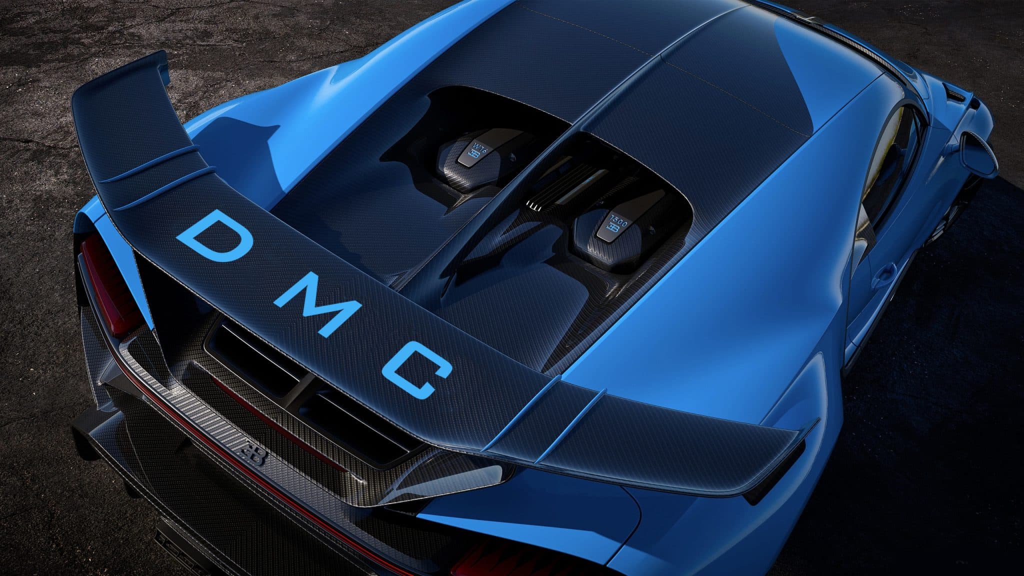 Bugatti Chiron Adaptive Rear Wing