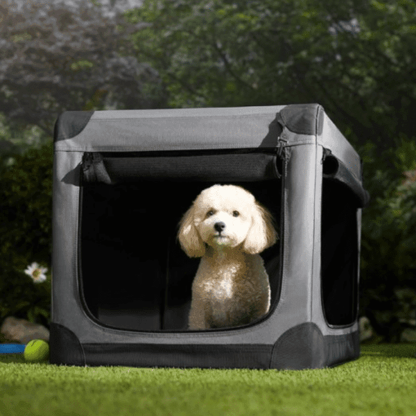 Frisco Indoor & Outdoor 3-Door Collapsible Soft-Sided Dog Crate ...
