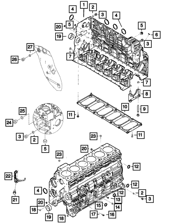 2013-2018 Ram Short Block Engine, Remanufactured R8228715AB | Mopar eStore