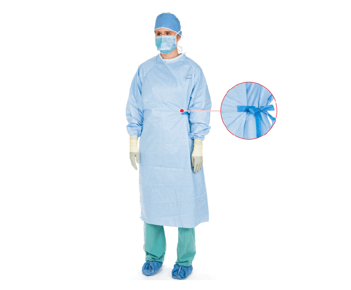 Cardinal Health SmartGown Breathable Surgical Gowns with Raglan Sleeves ...