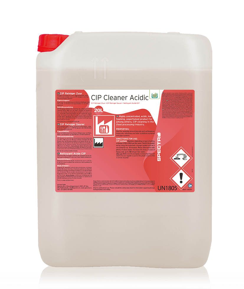 CIP Cleaner Acidic - Spectro - EN