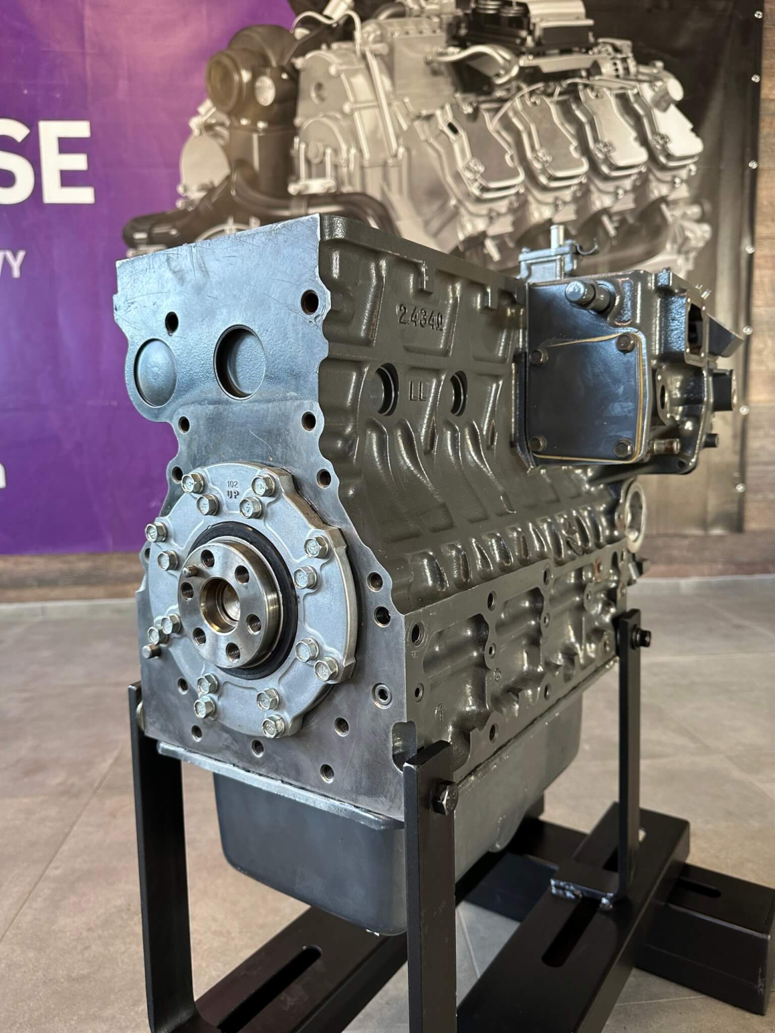 KUBOTA V2403 Engine Short Block With Internal Components (REFURBISHED ...