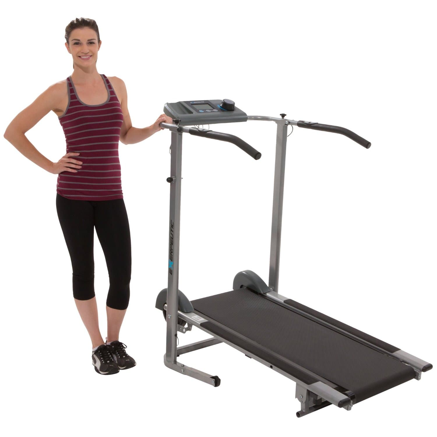 Exerpeutic 100XL High Capacity Magnetic Resistance Manual Treadmill ...