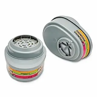 MSA Advantage Respirator Cartridge, Chlorine, Mercury Vapor, Mersorb ...