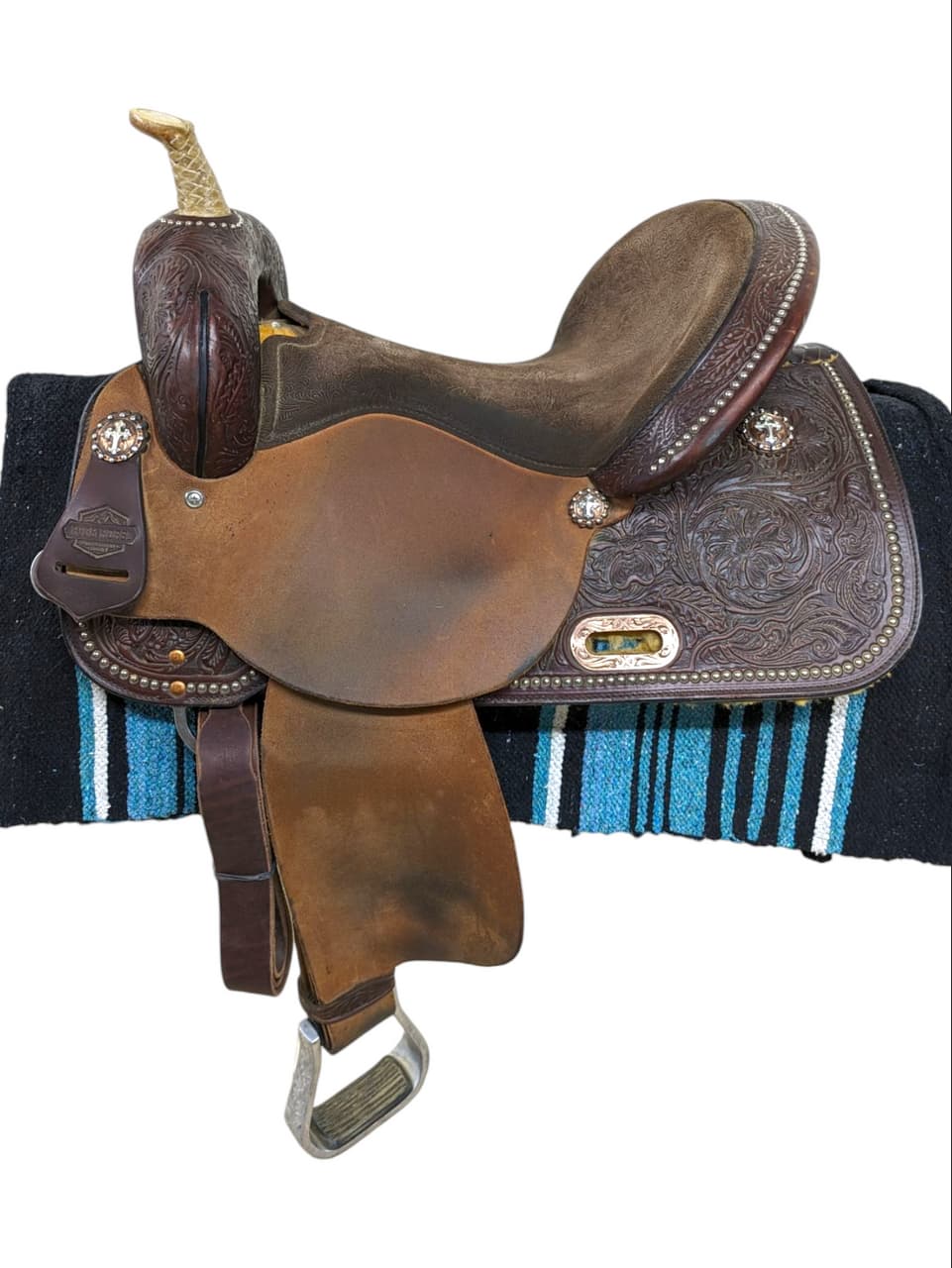 14.5" Used Circle Y High Horse Eden Western Barrel Racing Saddle 2-1524 ...