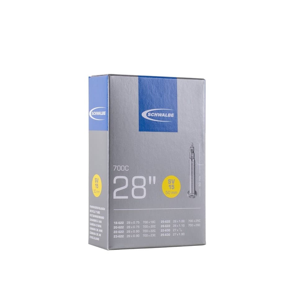Schwalbe Inner Tube 700c SV15 700x18/28c Presta Valve Road Racing Bike ...