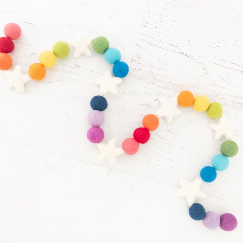 Felt Star Garland - Etsy