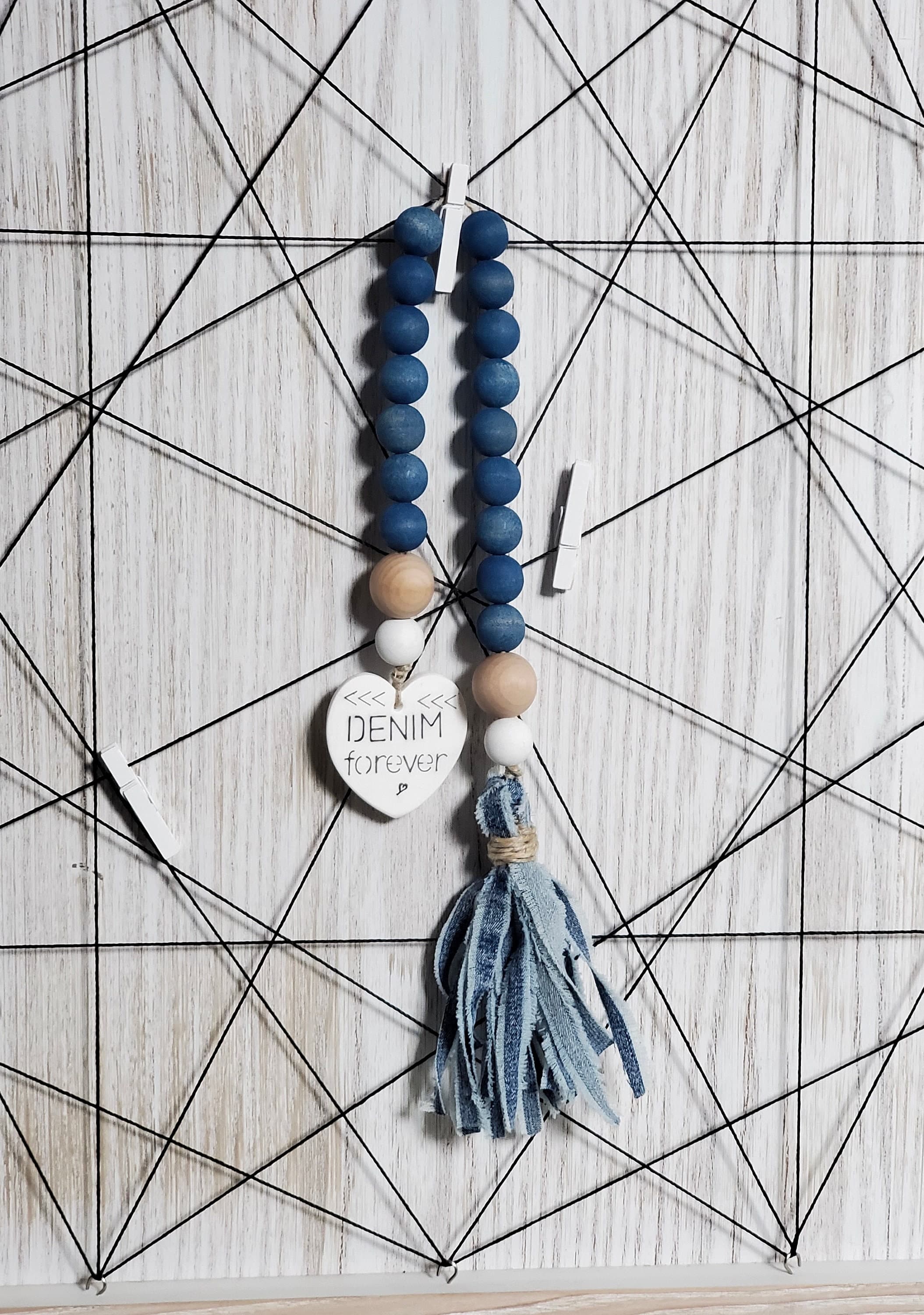 Denim Garland - Etsy