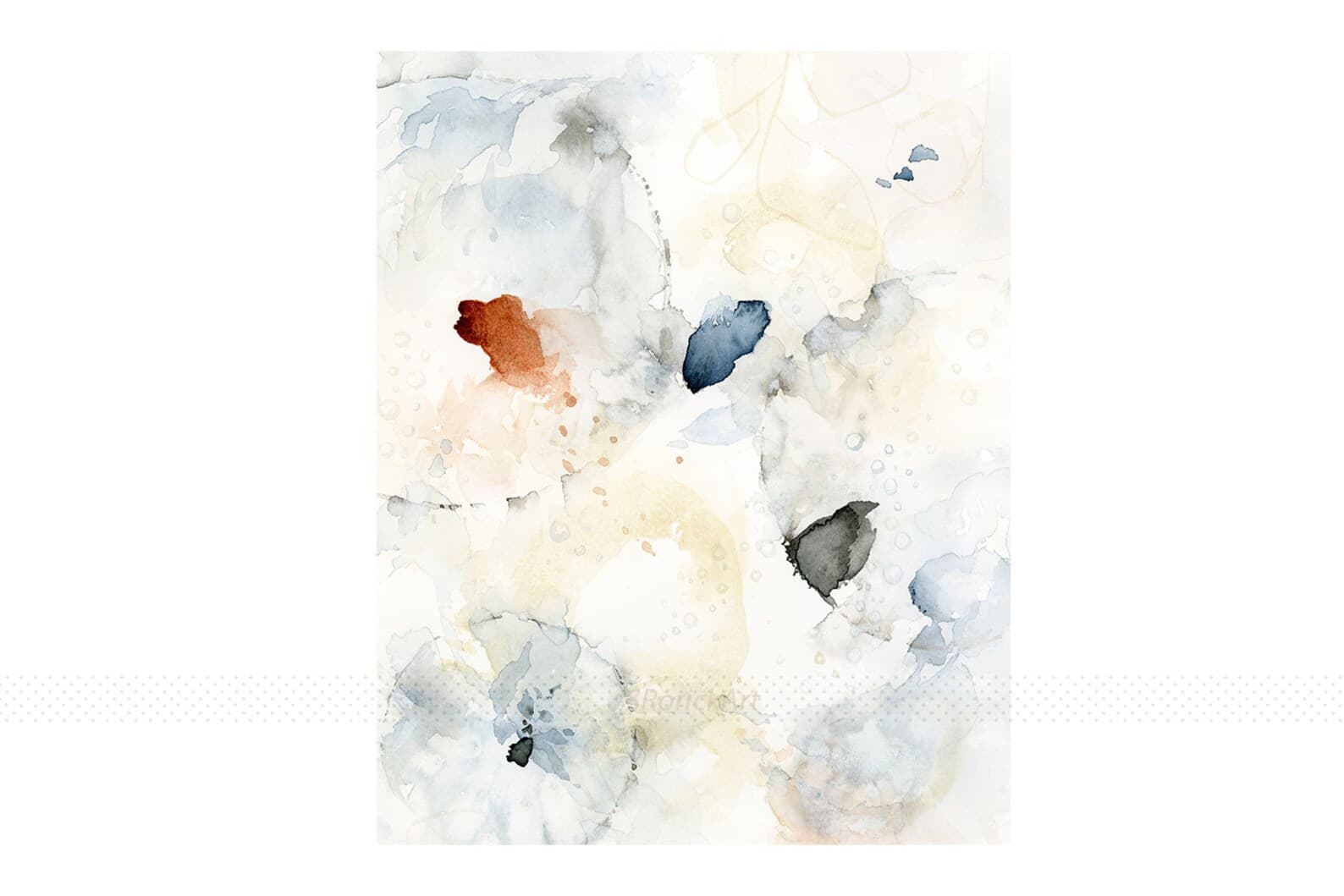 Large Abstract Wall Art Print of Watercolor Painting, Art for Walls ...