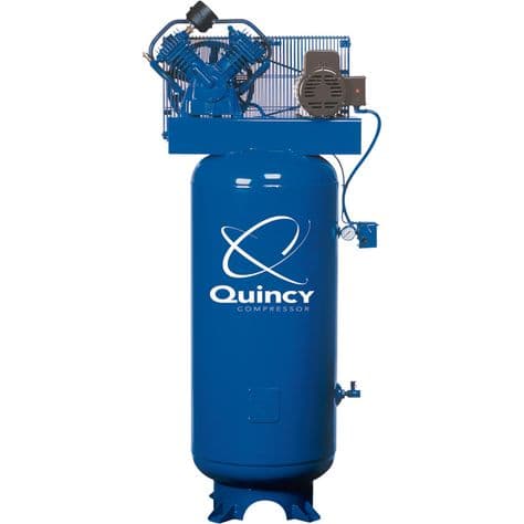 Quincy QT-54 Splash Lubricated Reciprocating Air Compressor 5 HP, 230 ...