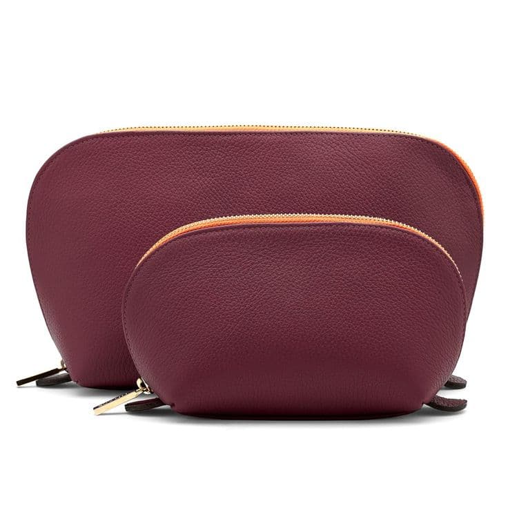 Leather Travel Case Set, Burgundy | Cuyana Shop | Bags, Purses, Leather ...