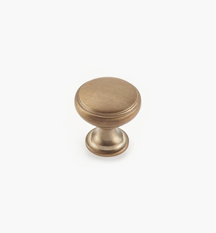 Antique Brass Cabinet Knob - Lee Valley Tools