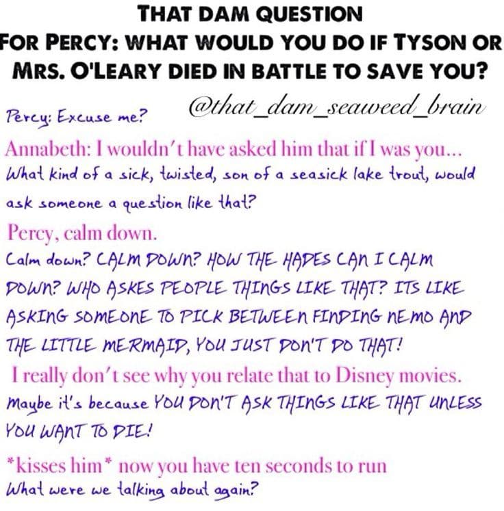 Pin by Yuli_Lollaa234 on Ask the seven demigods | Percy jackson, Percy ...