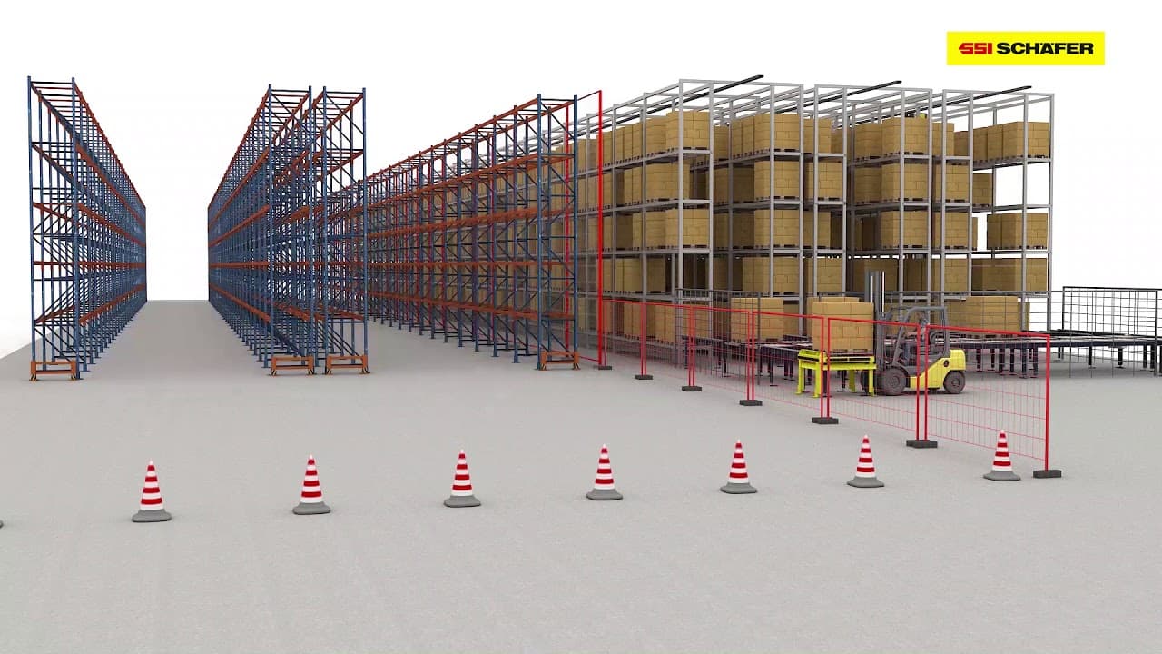 SSI Exyz per lo stoccaggio e prelievo di pallet | SSI SCHÄFER