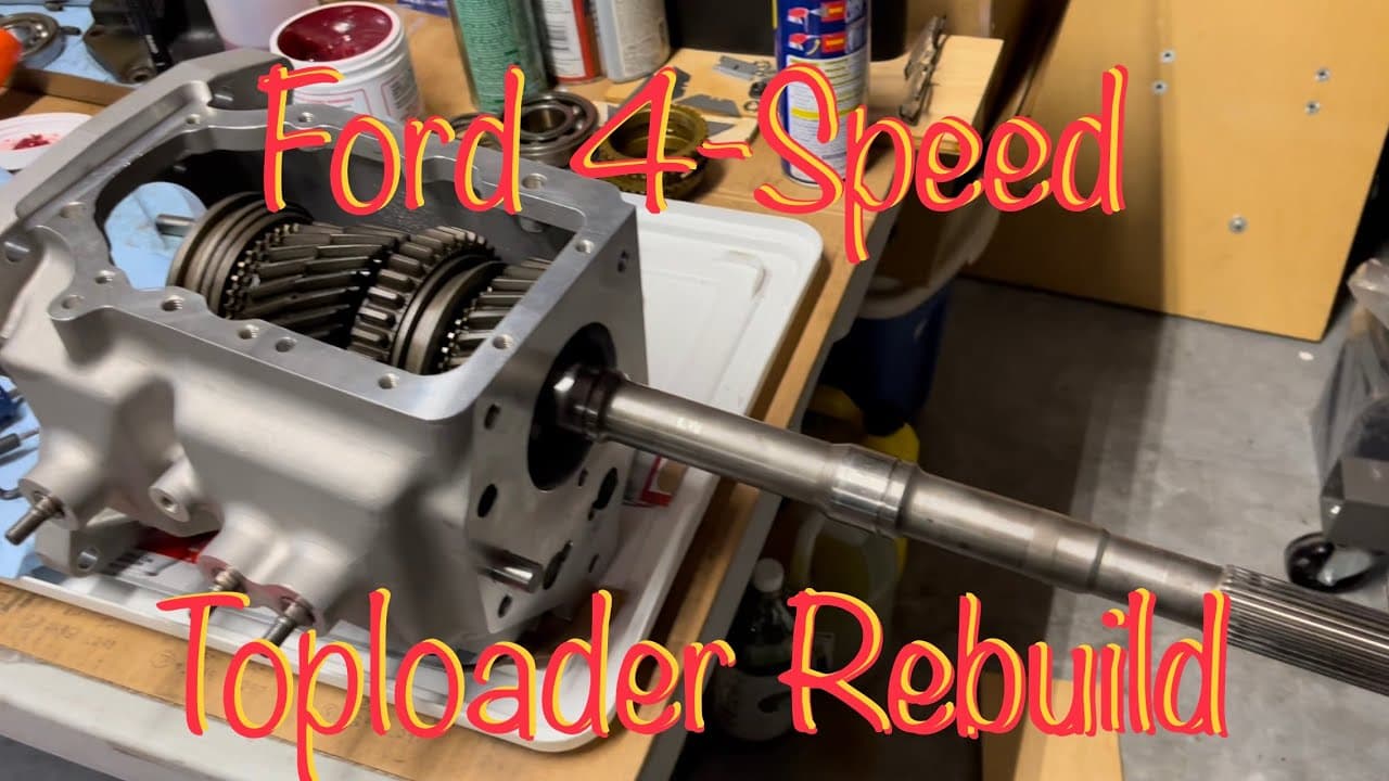 Ford 4-Speed Toploader Transmission Assembly - YouTube