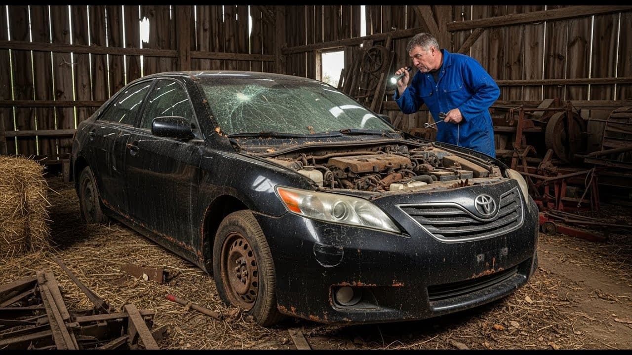 Full Car Restoration: Toyota Camry Rebuilt From Abandoned Condition ...