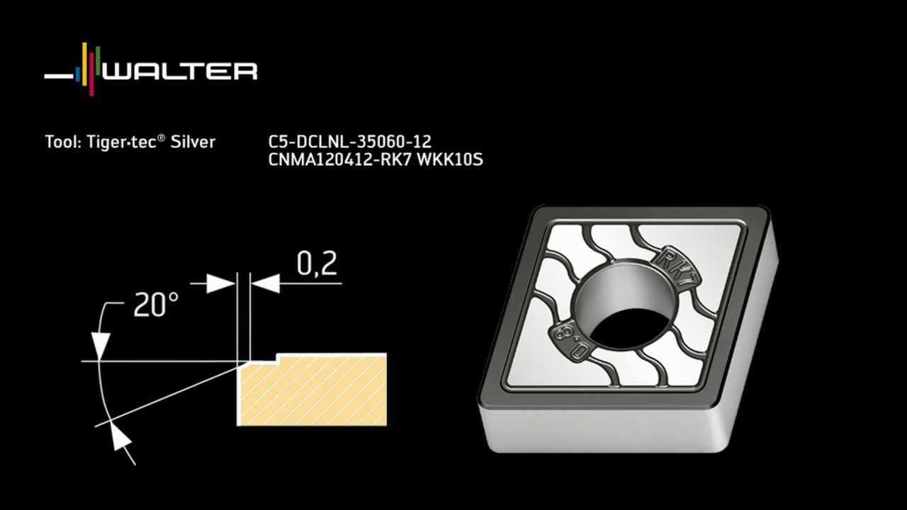 Walter Tools Drehen Tigertec Silver ISO-K WKK10S RK7 60HRC ...