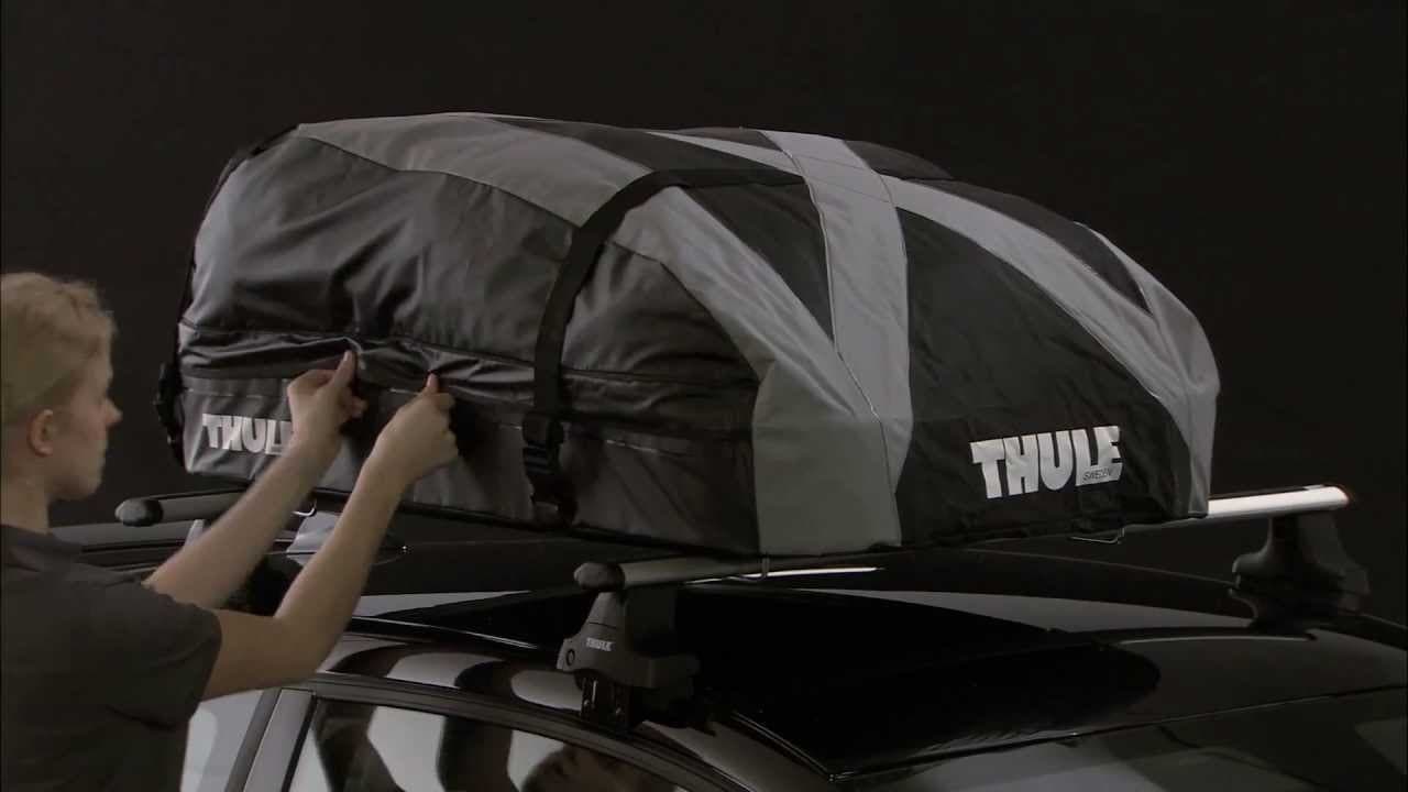 Thule Ranger 90 Folding Soft Roof Box - YouTube
