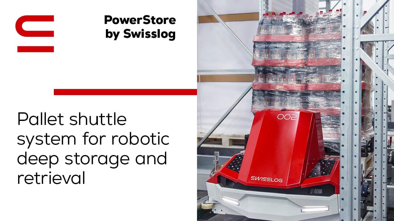 PowerStore Pallet Shuttle System for High-Density Warehouses - Swisslog