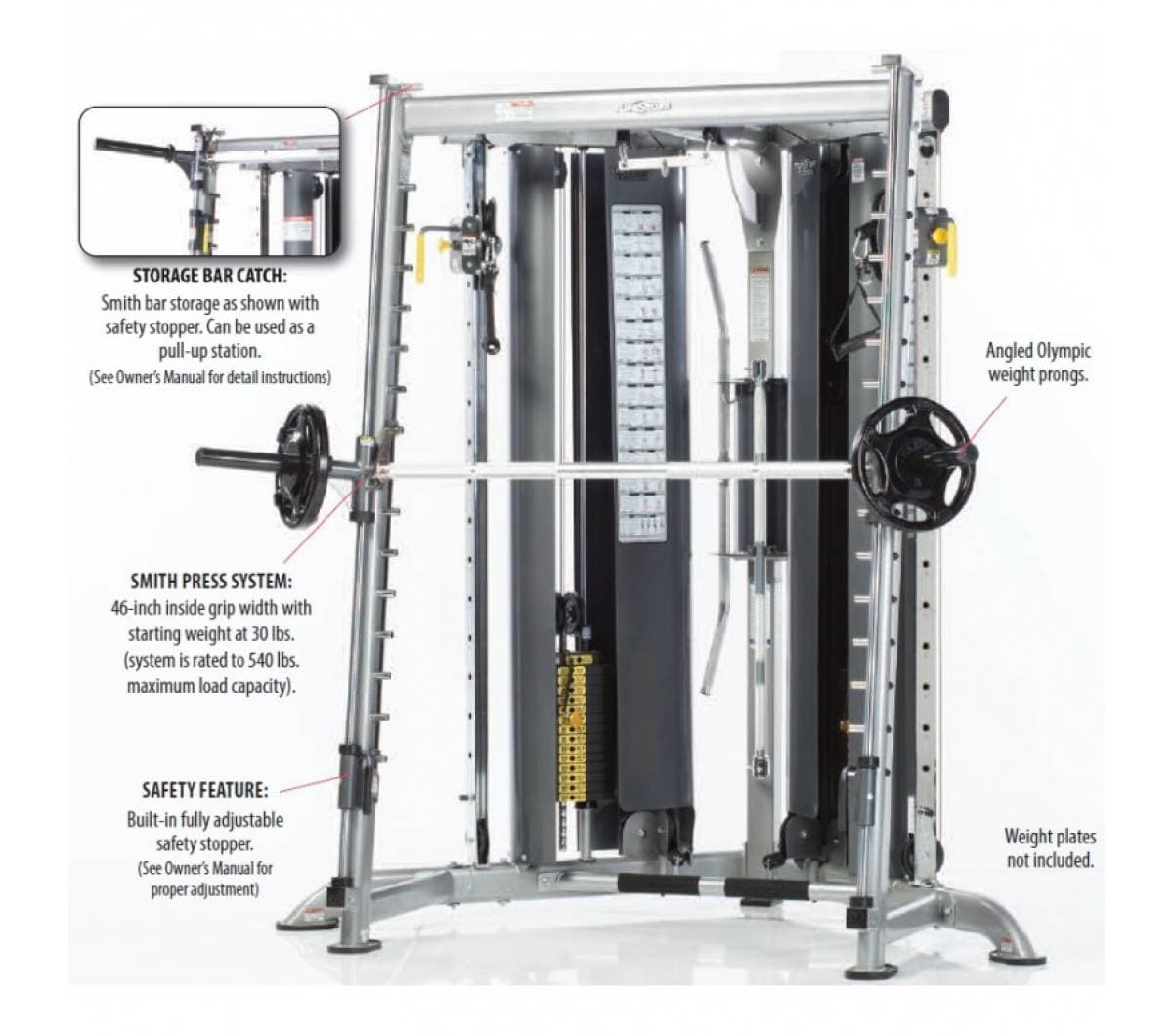 EVOLUTION CORNER DUAL STACK MULTI-FUNCTIONAL TRAINER (CXT-200)