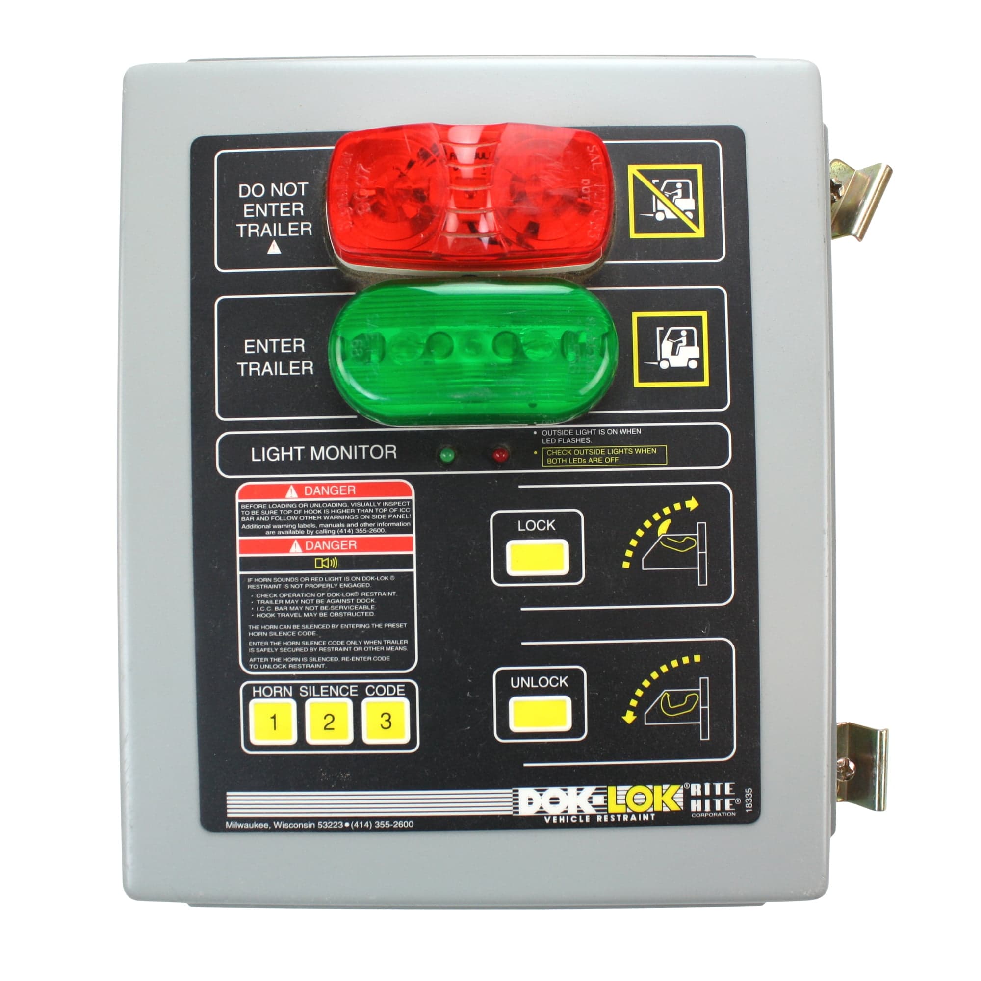 Rite-Hite DOK-LOK Vehicle Restraint Control Panel