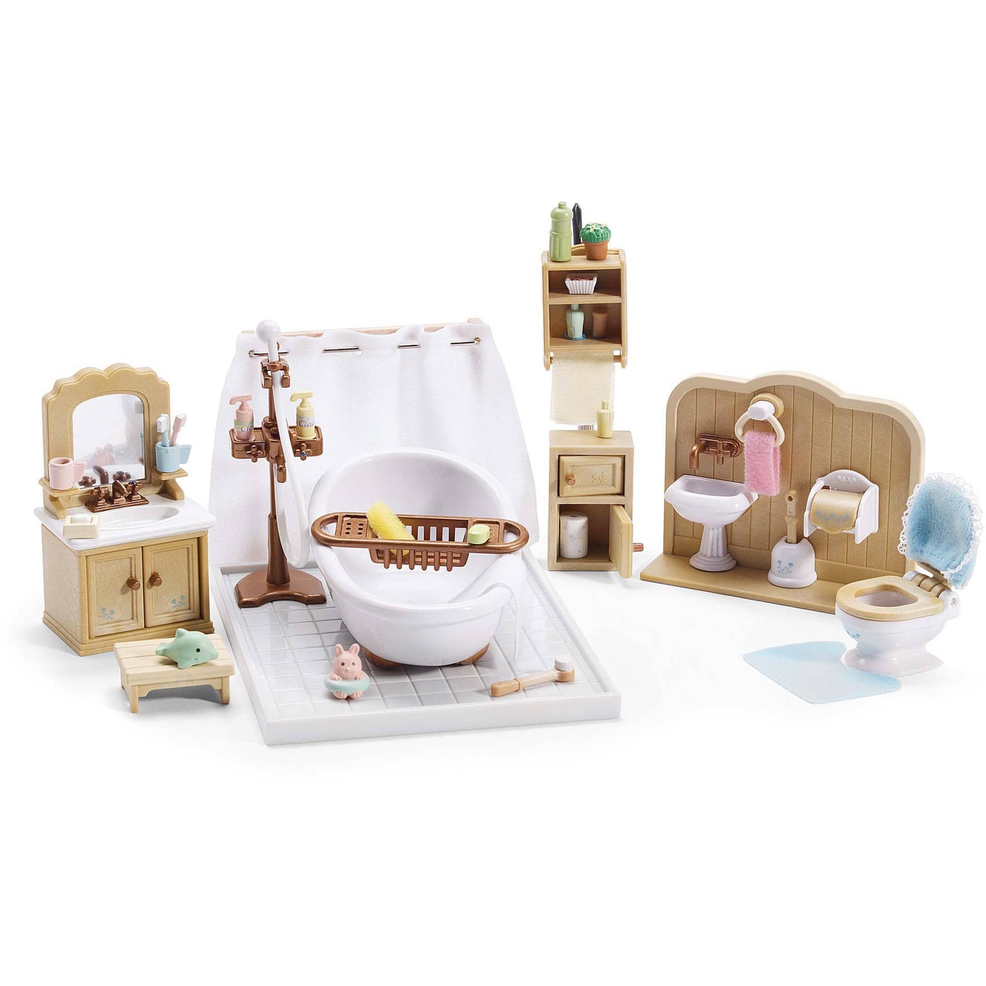 Calico Critters Deluxe Bathroom Set - Walmart.com