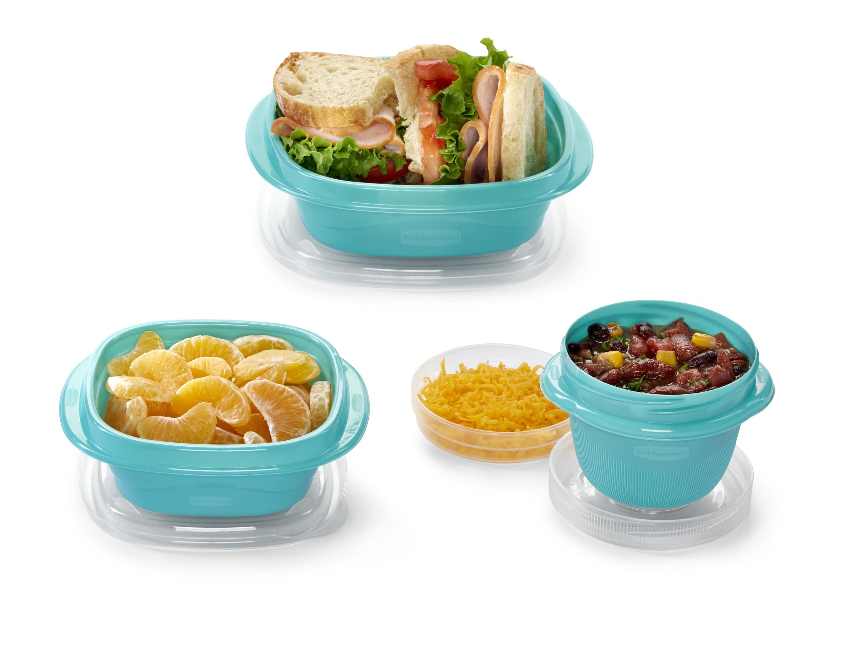 Rubbermaid TakeAlongs On the Go Food Storage and Meal Prep Containers ...