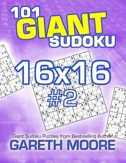101 Giant Sudoku 16x16 #2, (Paperback) - Walmart.com