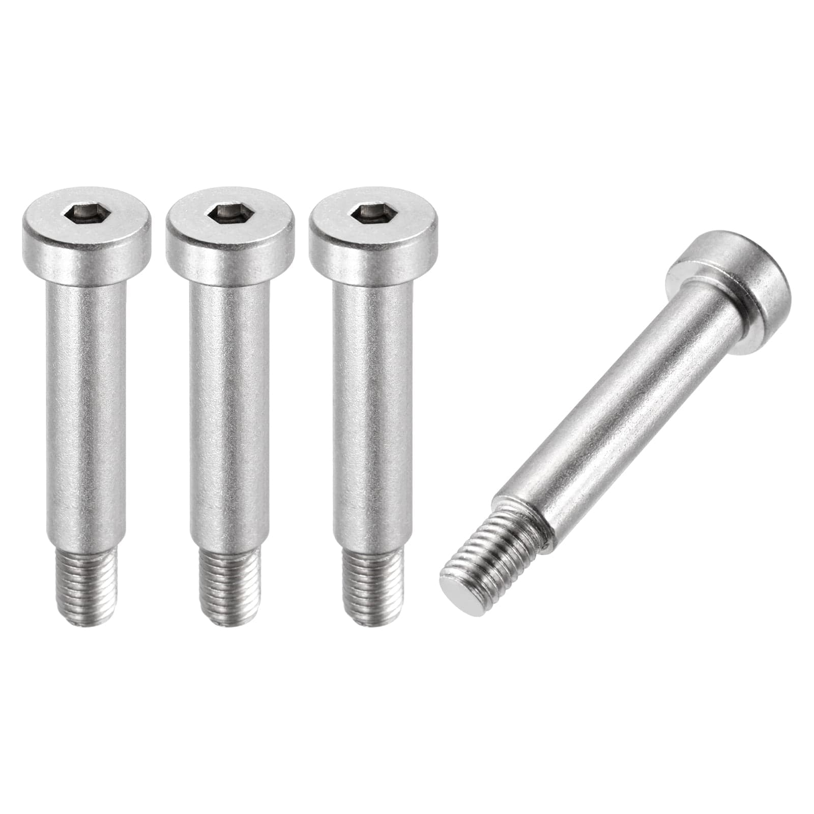 4 Pcs 304 Stainless Steel Shoulder Bolt 10mm Shoulder Dia 45mm Shoulder ...