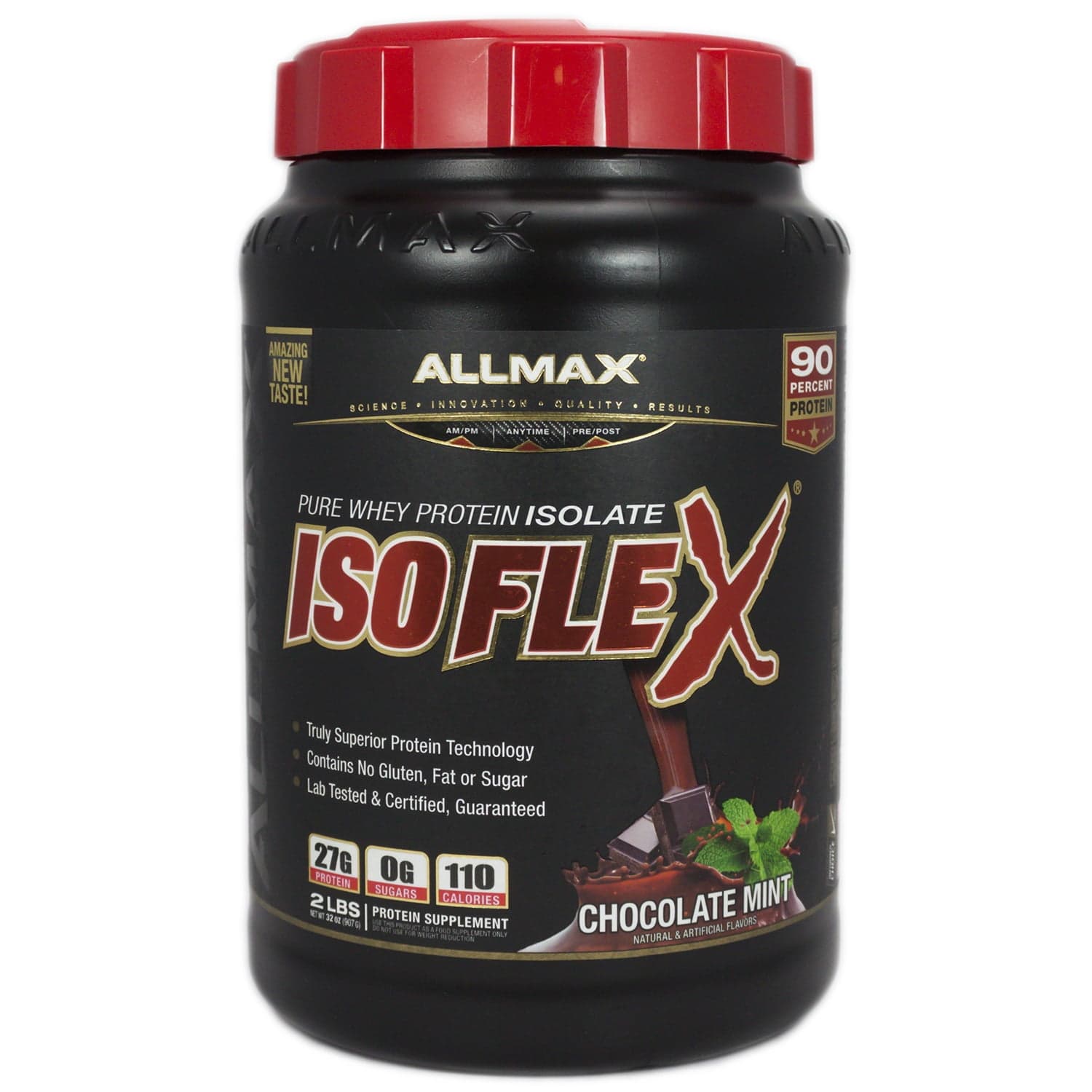 AllMax Nutrition - IsoFlex Pure Whey Protein Isolate Chocolate Mint - 2 ...