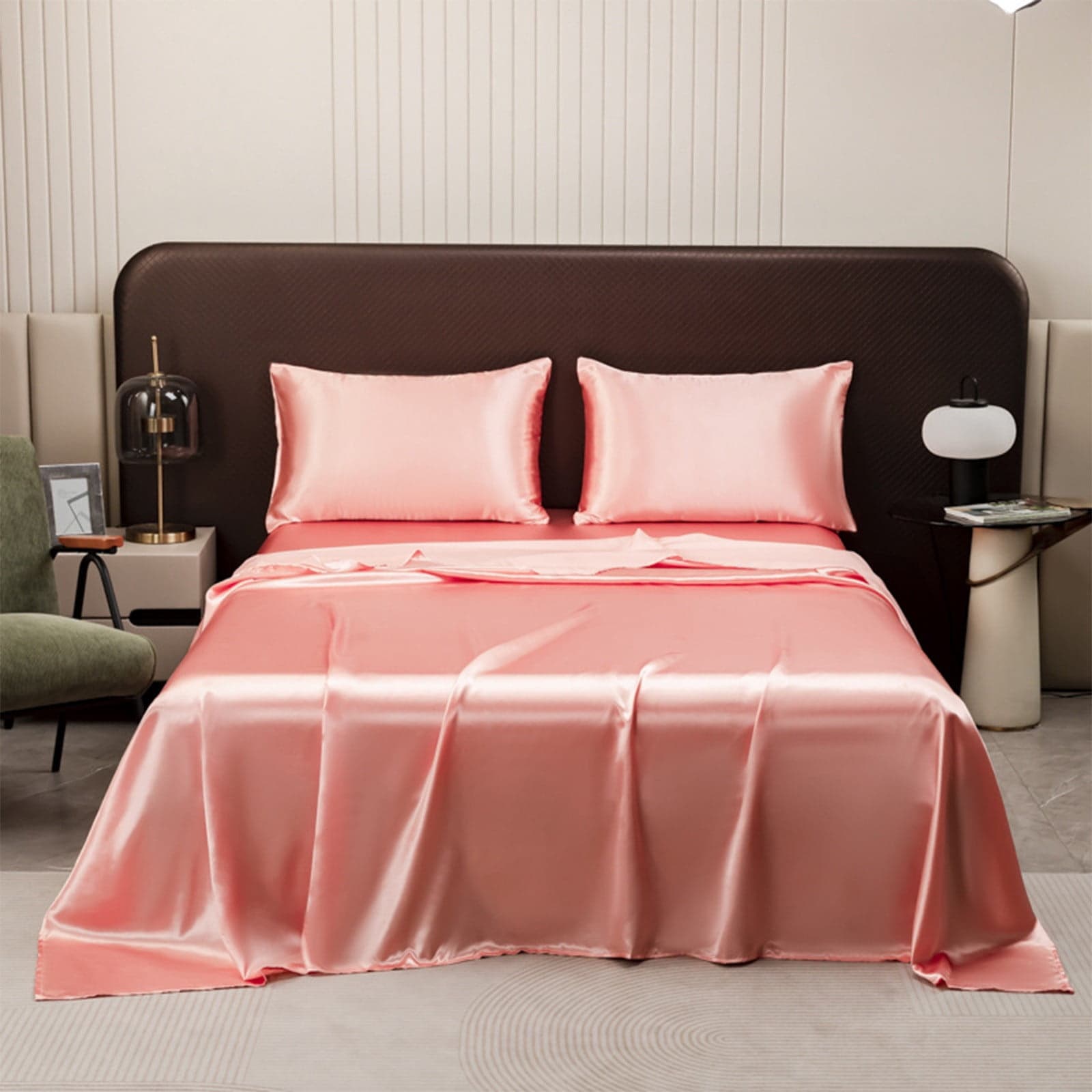 Destiny Collection Queen Size 100% Mulberry Silk 6-Piece Sheet Set - 25 ...