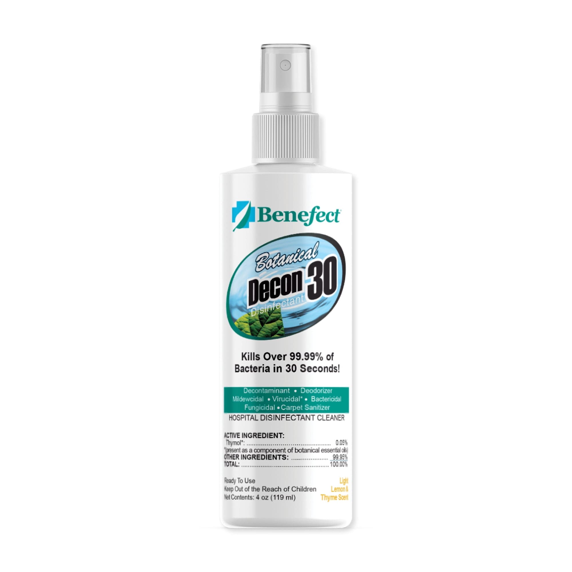 Benefect Botanical Decon 30: Safe, Ready-to-Use Antibacterial ...