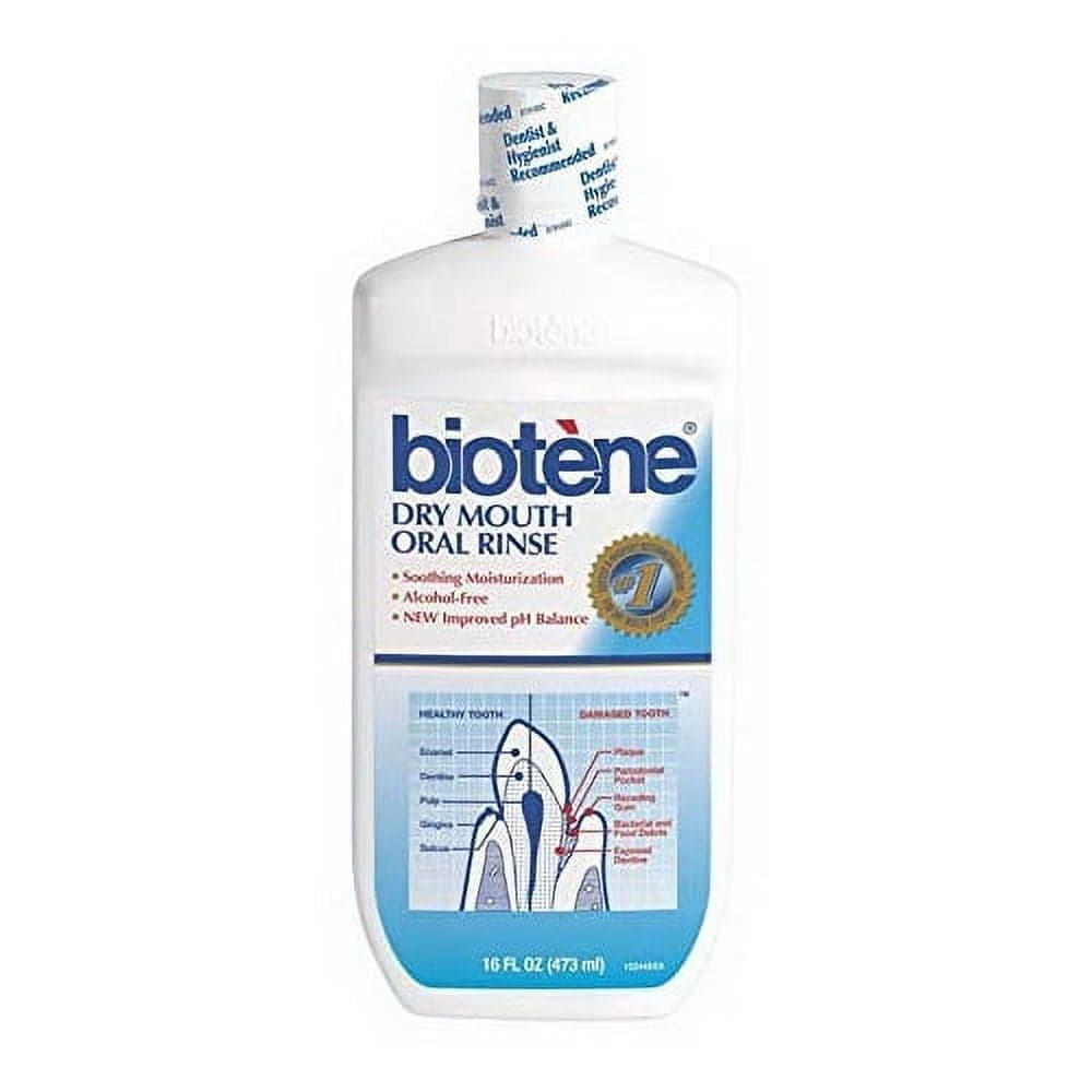 Biotene Dry Mouth Oral Rinse, Mouthwash, 16 Oz - Walmart.com