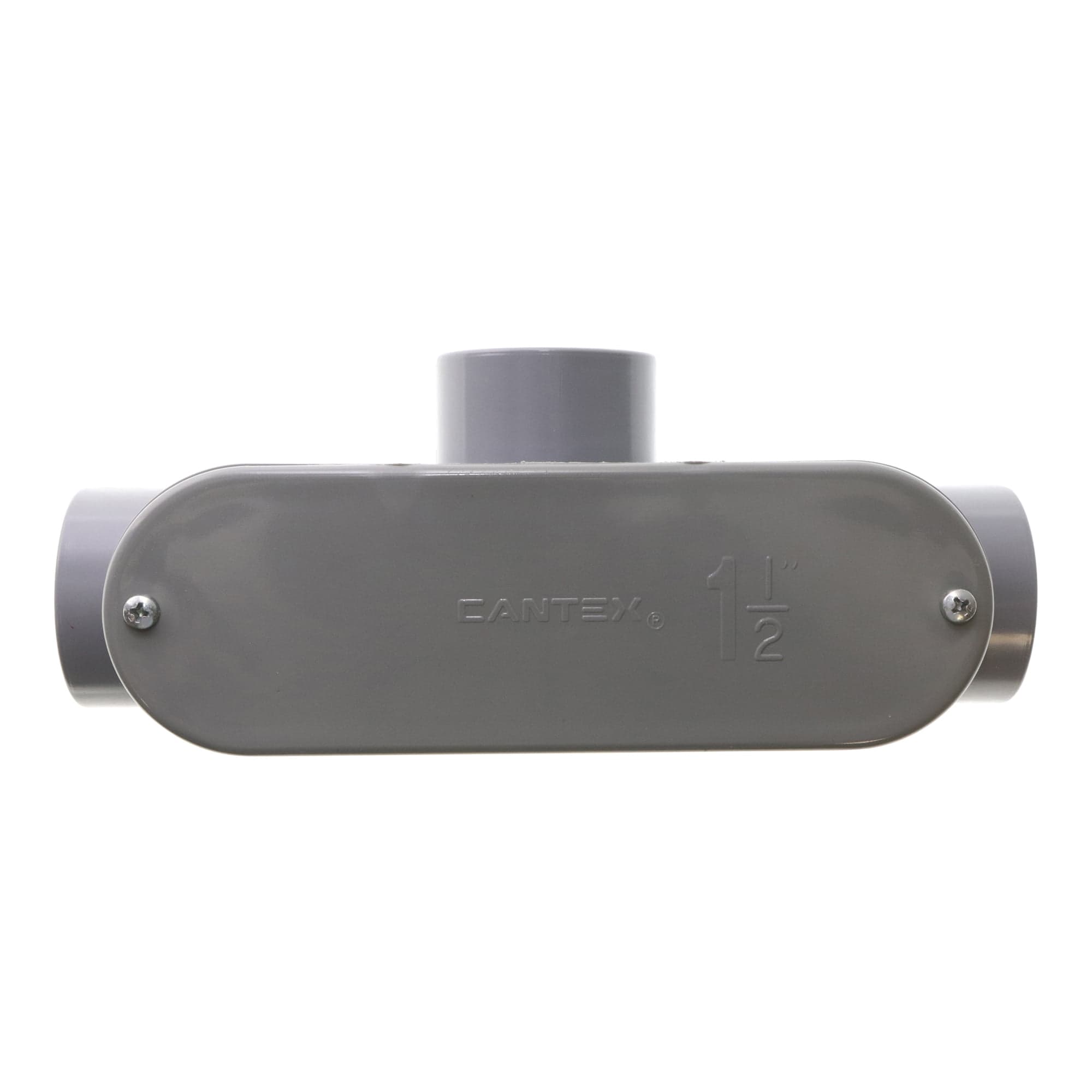 Cantex 5133567 Non-Metallic PVC Type-T Conduit Access Body, 1-1/2-Inch ...