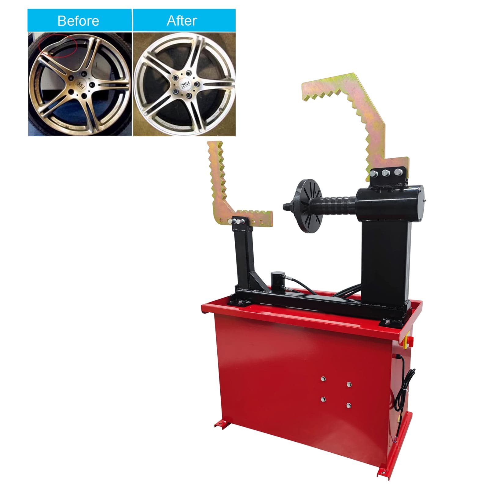 Car Rim Straightener 10-26 inches Wheel Rim Turning Wheel Straightening ...