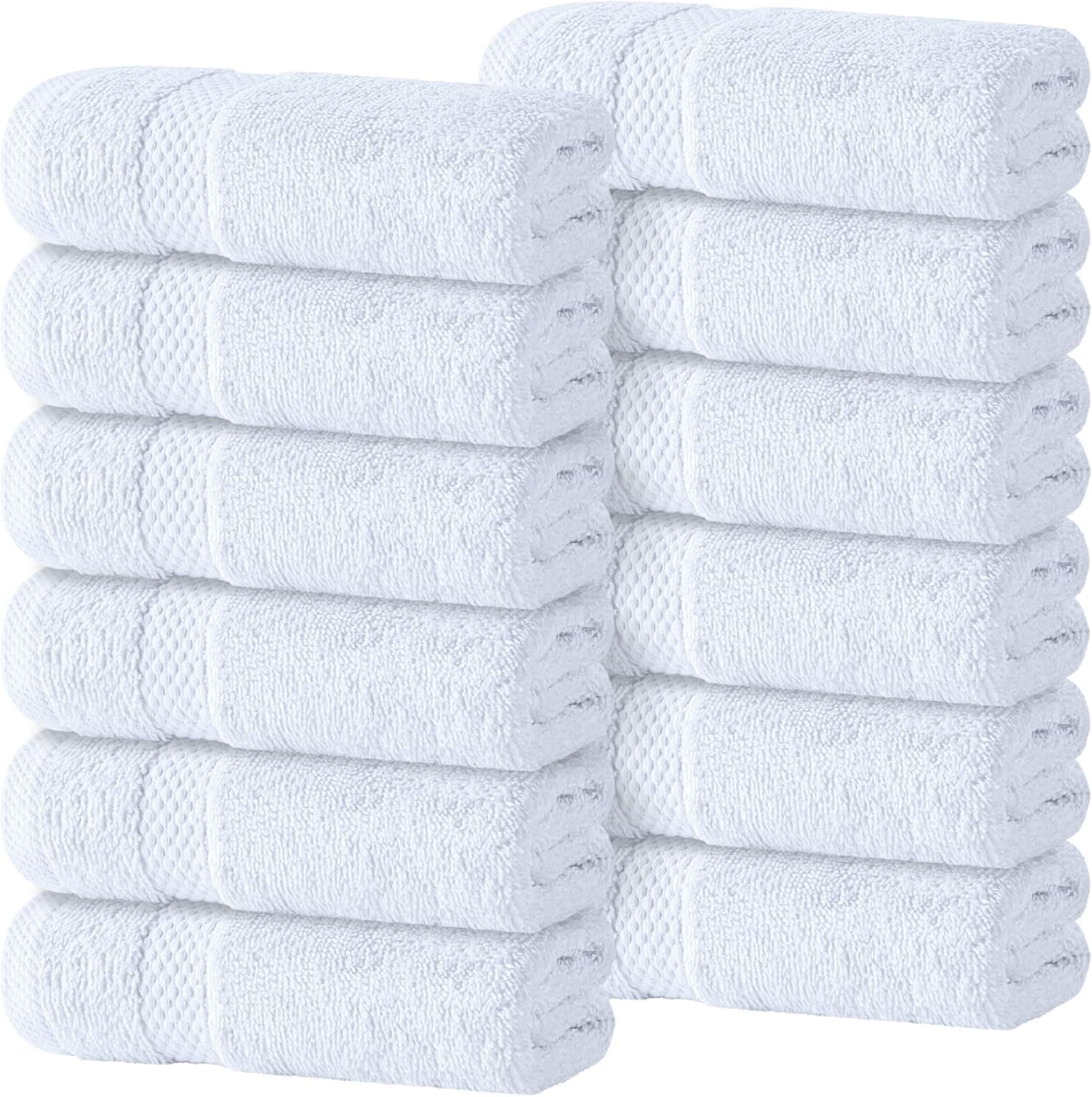 Classic Luxury Cotton Washcloths 650 GSM Turkish Cotton | Hotel, Spa ...