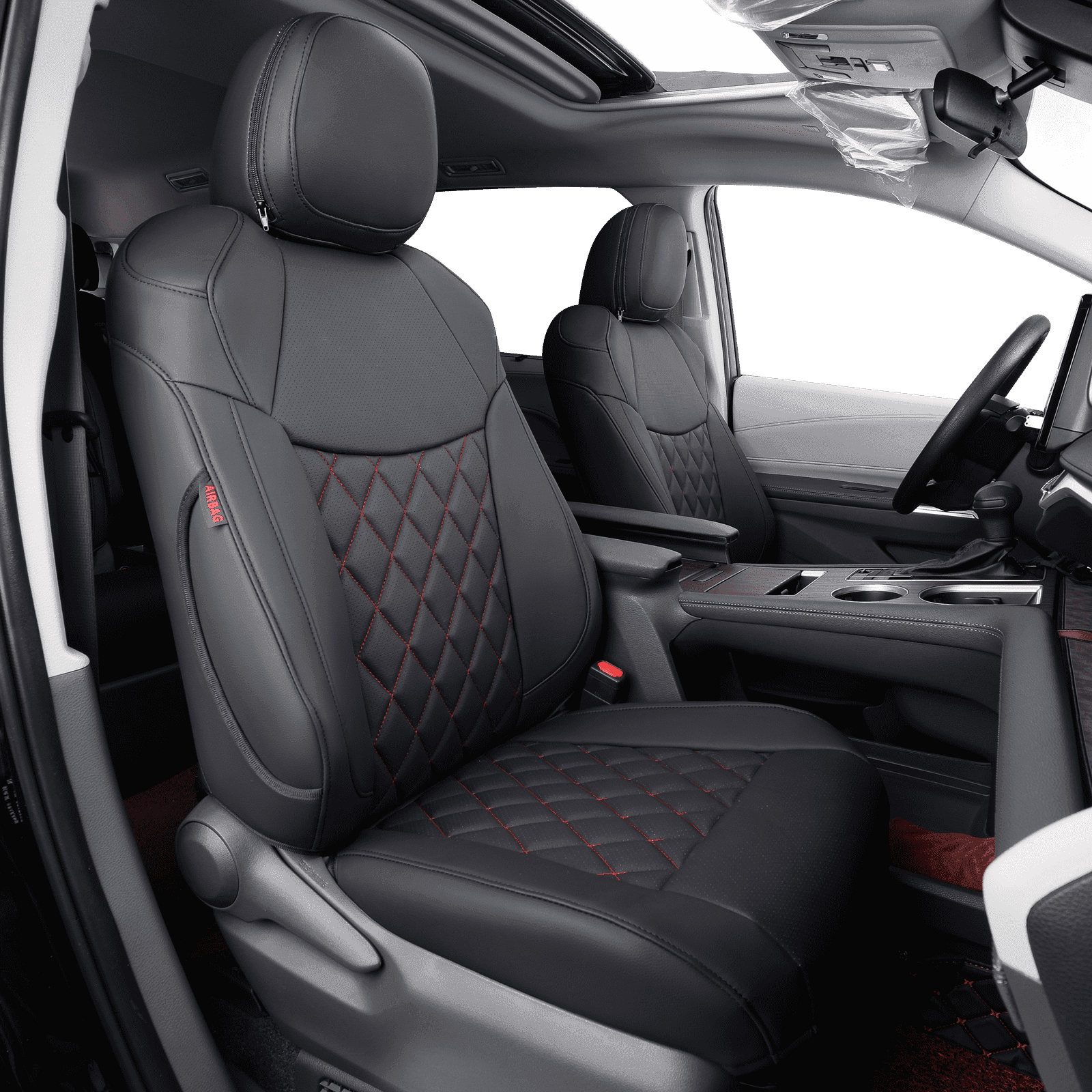 Coverdream Custom Fit Pilot Car Seat Covers for Honda Pilot 8 Seats ...
