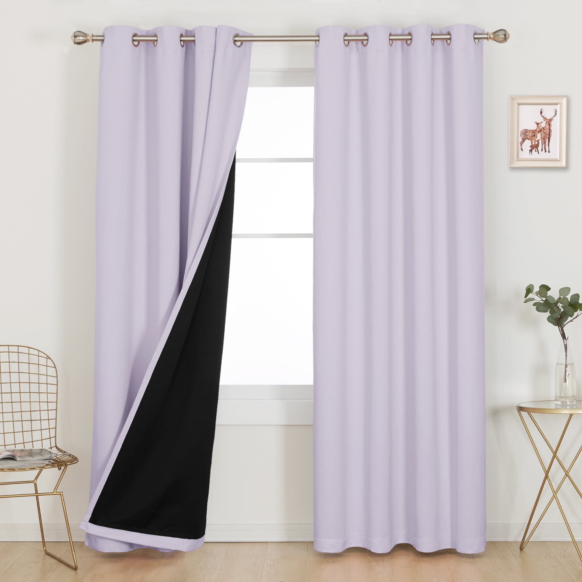Deconovo Blackout Curtains Thermal Insulated Noise Reducing Window ...