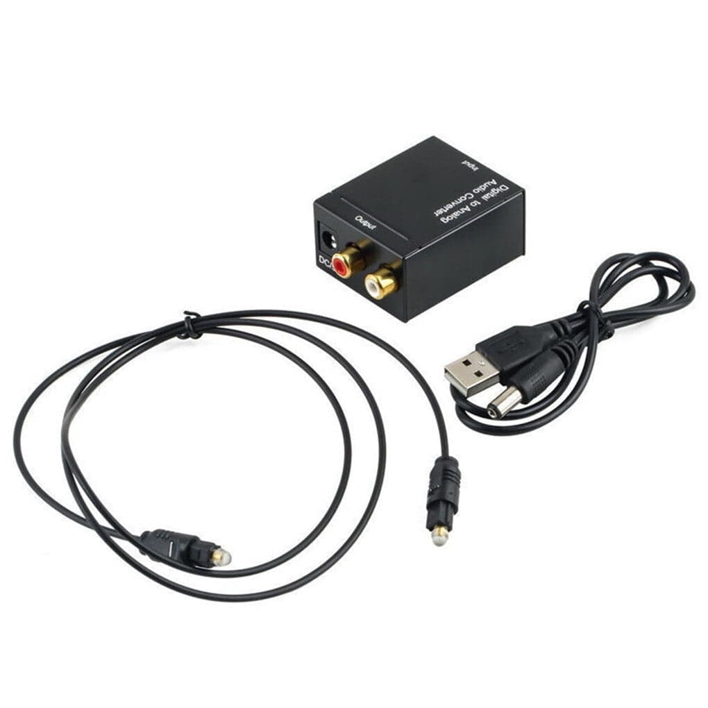 Digital to Analog Audio Converter-192kHz Techole Aluminum Optical to ...