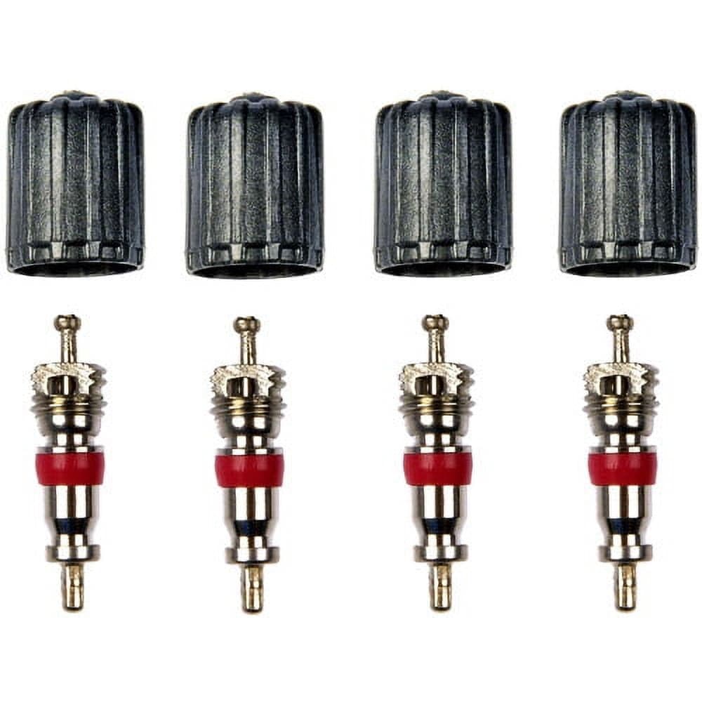 Dorman 609-126 TPMS Service Kit, 4 Each Repl Valve Cores and Caps ...
