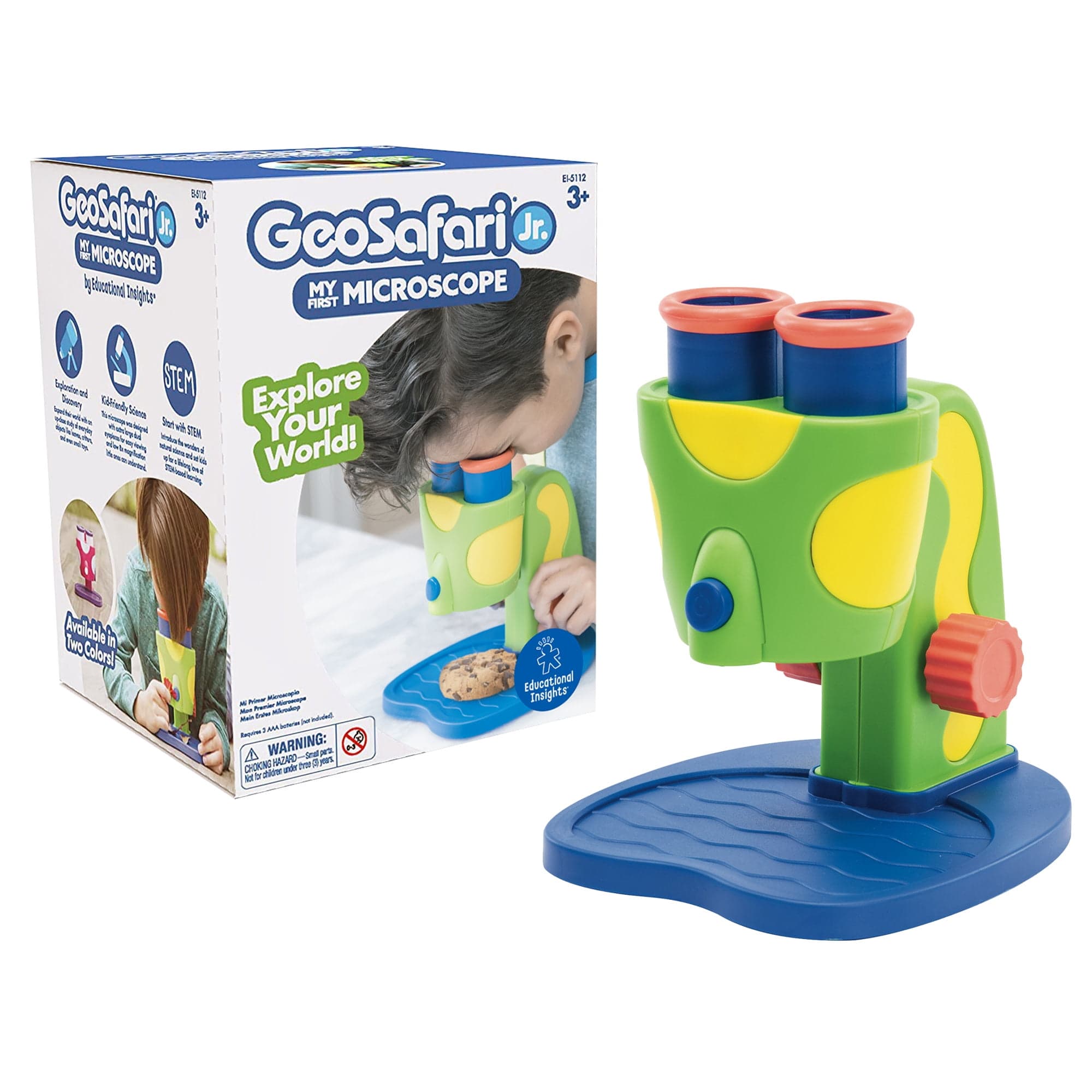 Educational Insights GeoSafari My First Microscope, Science Toy for ...