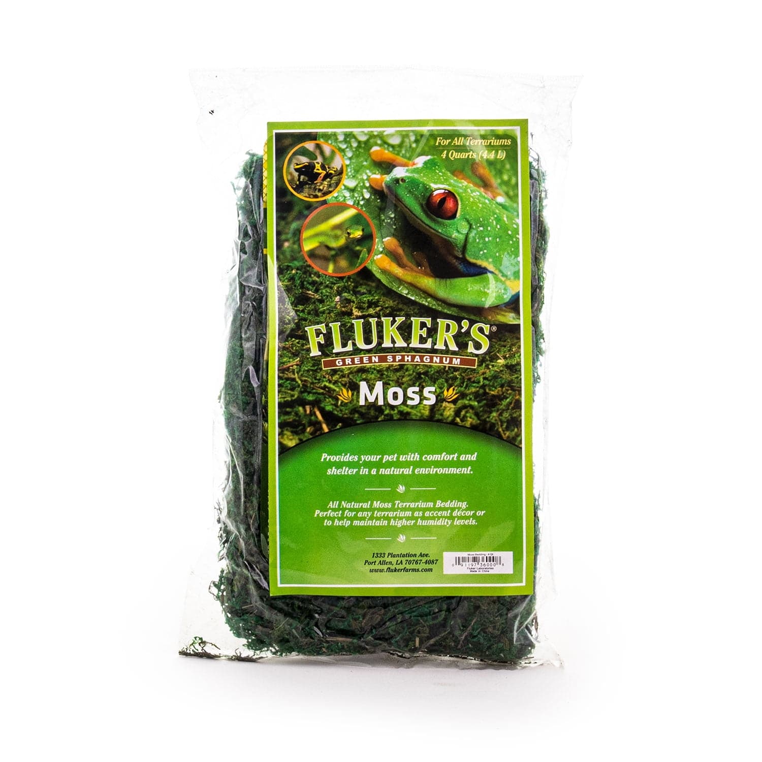 Fluker's Green Moss Reptile Terrarium Substrate, 4 Qt, Small - Walmart.com