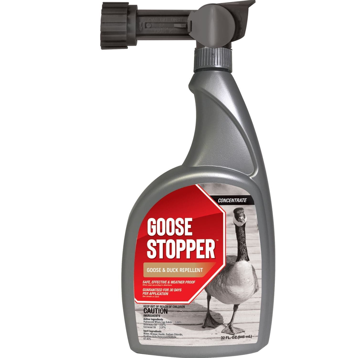 Goose Stopper 32oz Concentrate, Safe Garden Spray, Yard Control ...